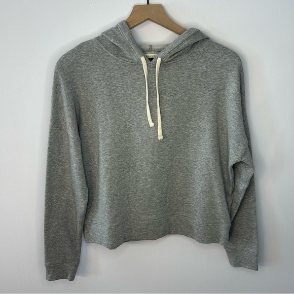 Miles(s) by Madewell Warmup Hoodie Sweatshirt in Light Heather Grey, Size XS - Picture 5 of 12